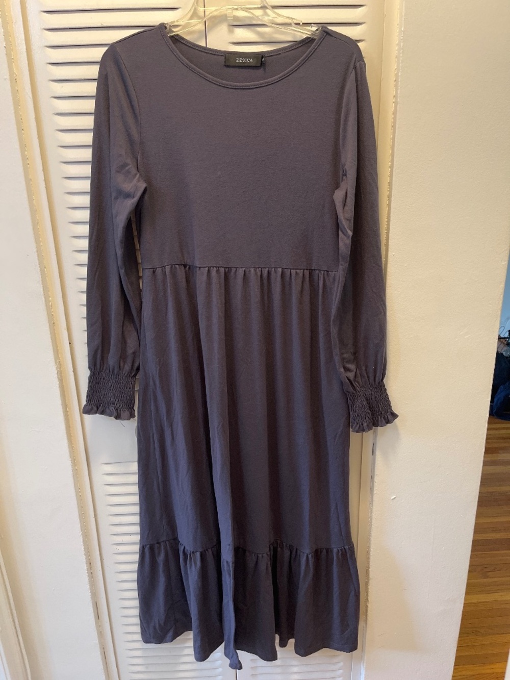 Grey Tiered Dress